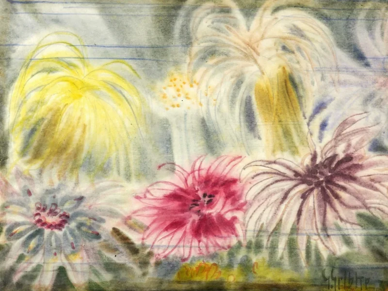 1882-Georg Gelbke - Piante acquatiche